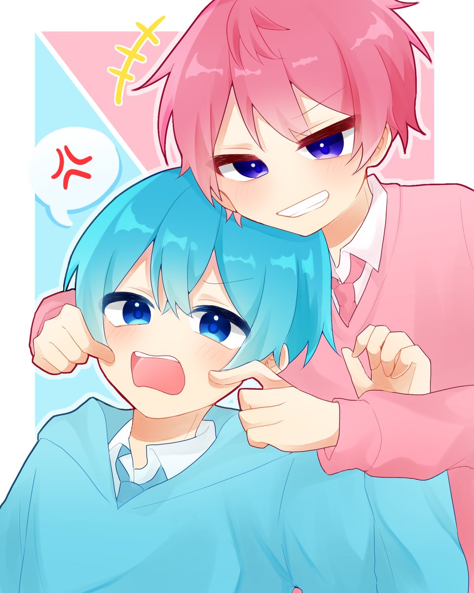 ほっぺやわらかいね? #すとぷりギャラリー #ころんくん #さとみぎゃらり」|みきは🏴のイラスト