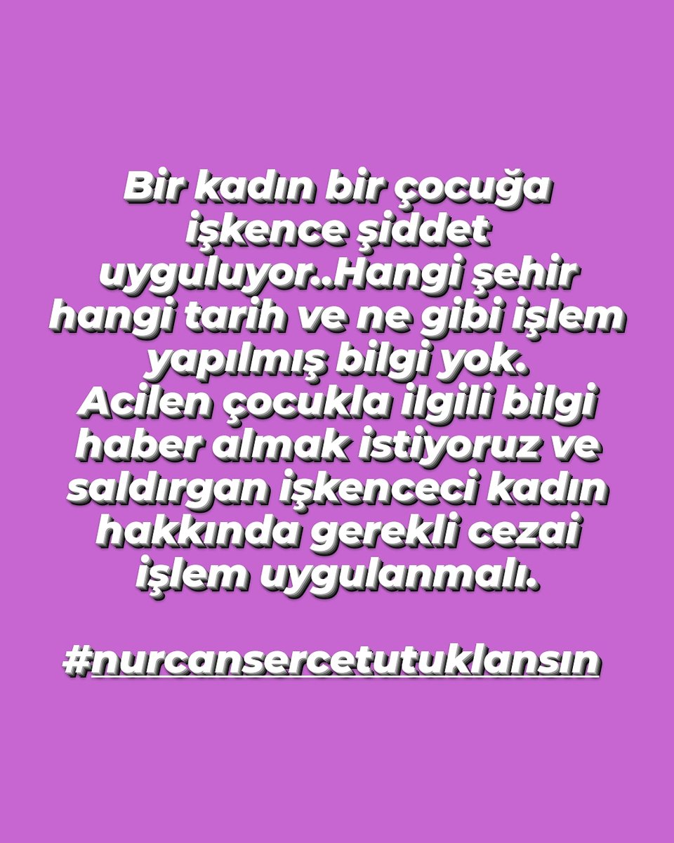 #NurcanSerceTutuklansın 
#nurcanserce 
#emniyetGM