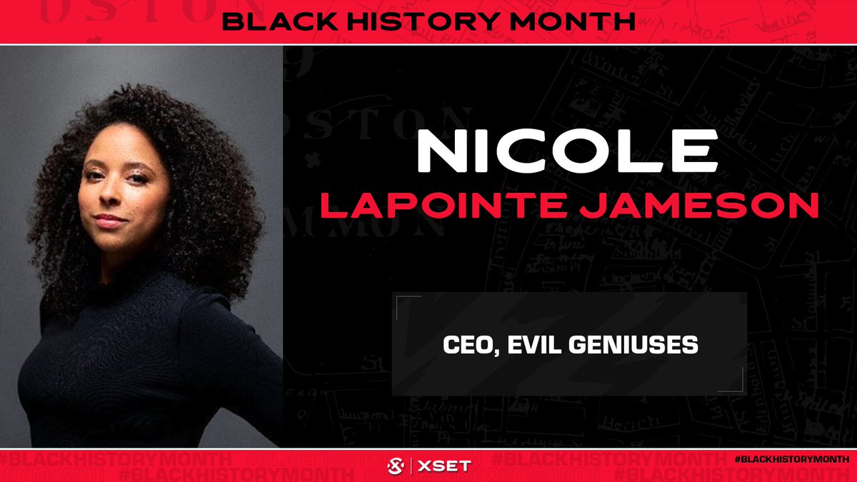 The first Black woman to serve as the CEO of an esports organization, Nicole Lapointe Jameson ( @totheLaPointe) has led Evil Geniuses since 2019. Working to reinvigorate and diversify the EG audience and its teams, the org has grown into a new chapter. #BlackHistoryMonth  