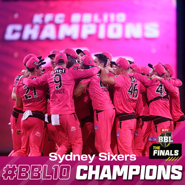 #BBL01 🏆
#BBL09 🏆
#BBL10 🏆 

Ladies and gents, the @SixersBBL! #BBL10