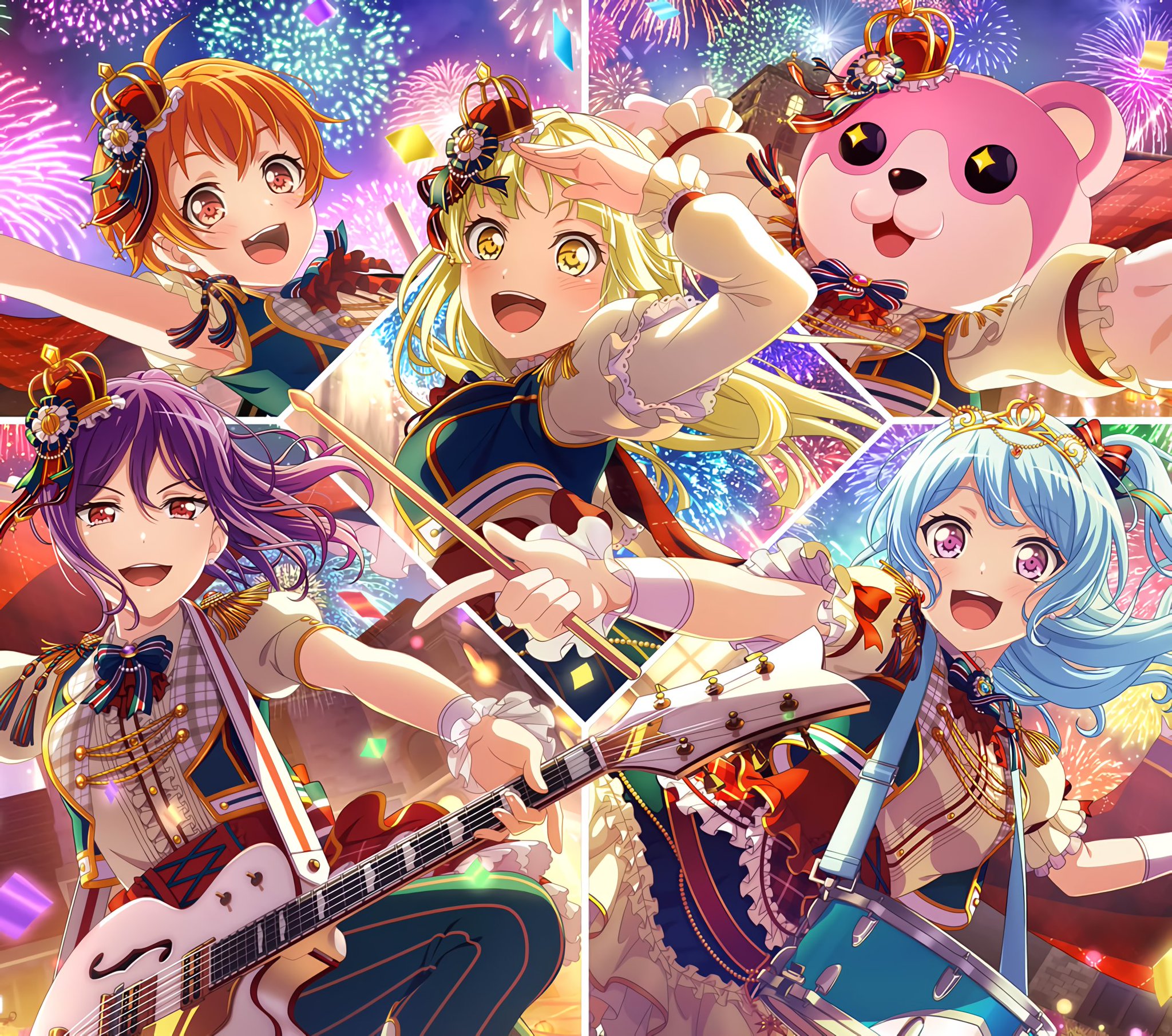 バンドリ　ハロハピ　バンドストーリー3章 RTキャンペーン当選品キャンバスアート バンドリ ハロハピ バンドストーリー3章 RTキャンペーン当選品