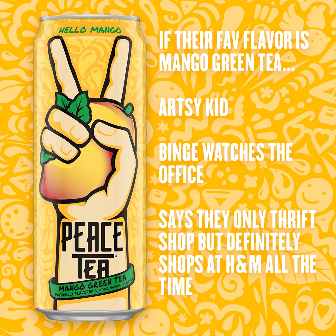 PEACE TEA — CUDA DESIGN, 40 OFF