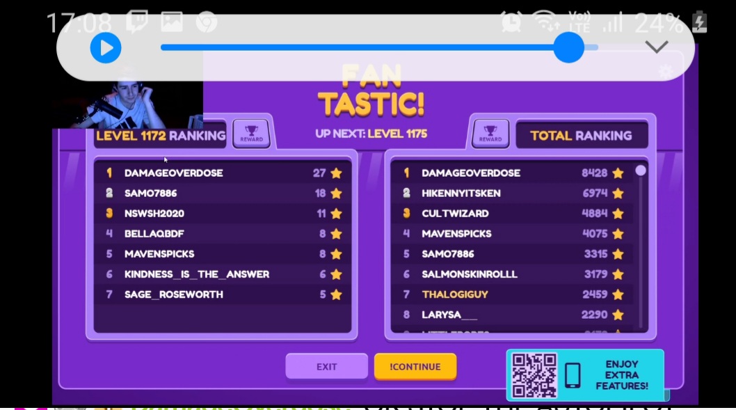 sam7886orourke's tweet photo. @thelogiguy Thanks so much for sticking with us! Lvl 1175 and new world record! Amazing!! https://t.co/5eugcetAiw