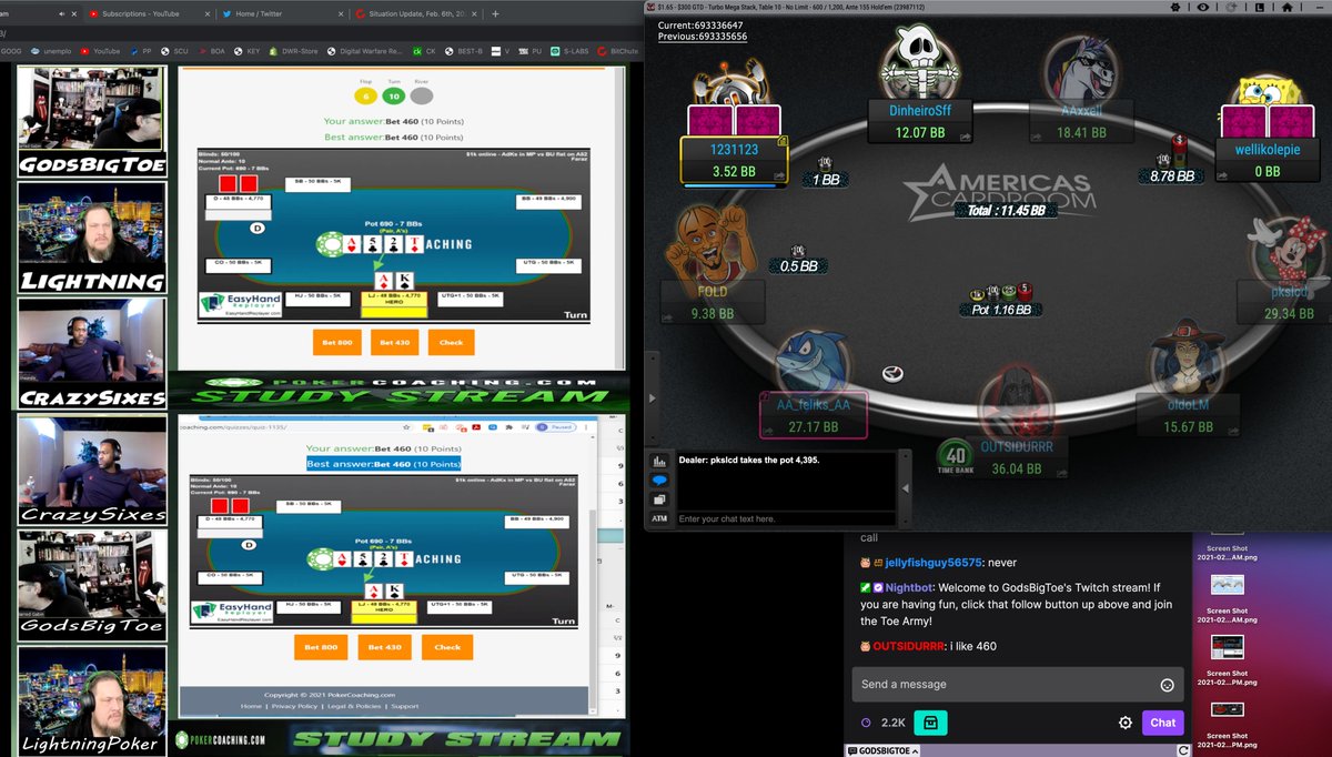 DigitalWarfareR's tweet photo. In The Lab with @GodsBigToePoker and #TeamToe on https://t.co/HjeGMPgwM4 https://t.co/VKowBOkEar