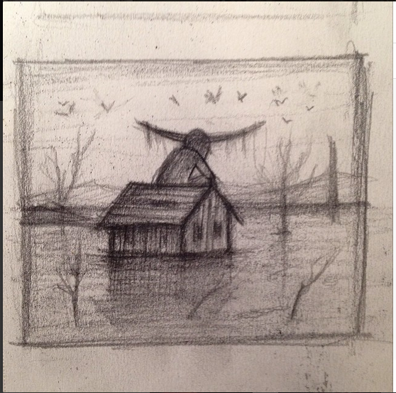 The sketch.                The final. 