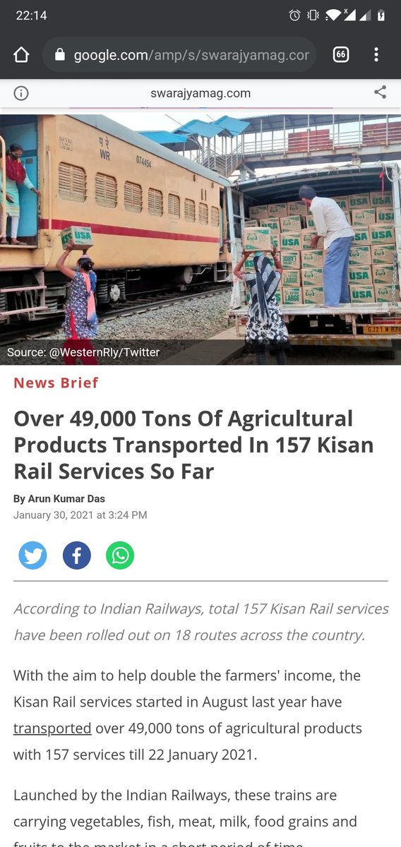 9. Will leave you with this. https://twitter.com/GurjantSM/status/1357985881076867077?s=19 https://swarajyamag.com/economics/how-modi-government-has-speeded-up-its-efforts-to-increase-agricultural-exports-double-farmers-income