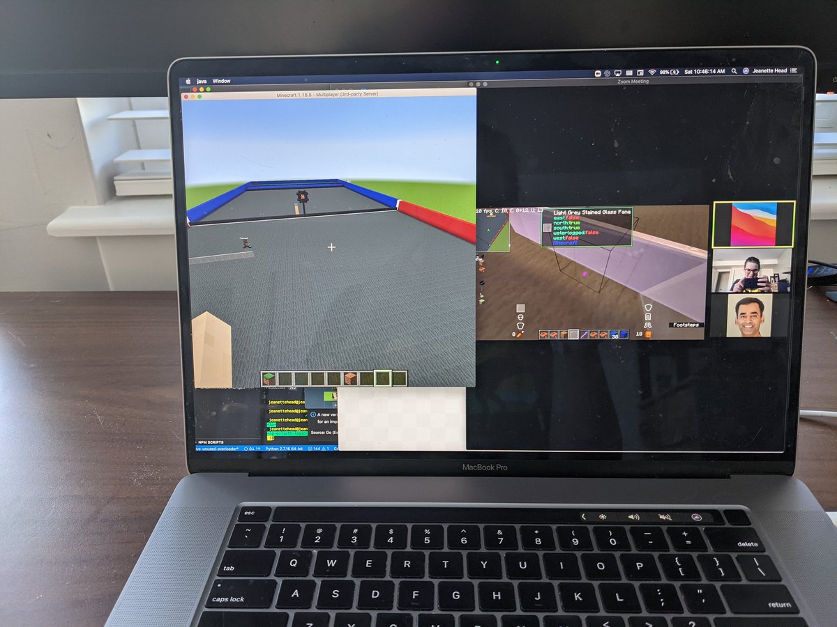 This year's <a href="/FIRSTweets/">FIRST</a> game design challenge has me hanging out with students in minecraft. I have no idea what I'm doing and I've never felt so old! Send help.