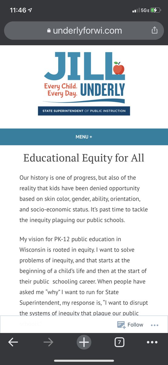 From her website: No funding for vouchers. Because she’s a damn liar when she talks about equity.