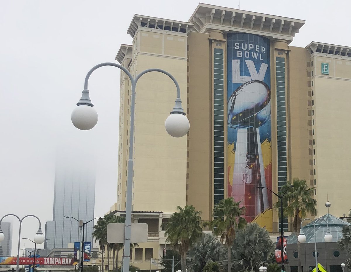 Beautiful morning for a run in Tampa ahead of  <a href="/SuperBowl/">Super Bowl</a> LV.