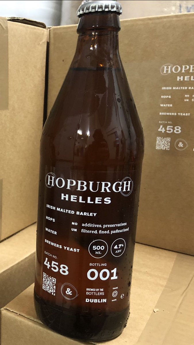 BarrelheadBeer's tweet image. #Helles now stocked in the Ranelagh institution @RedmondsD6  A proud moment 😊#Frothy #HopburgH