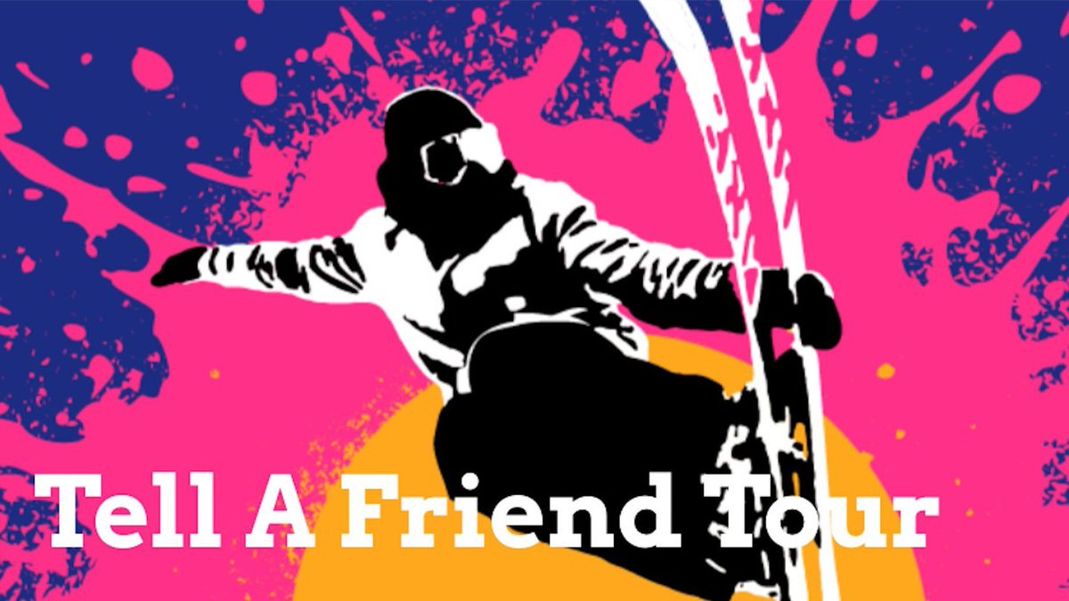 SkiPineKnob's tweet photo. Join #AndyParry at #SkiPineKnob TODAY, Saturday, FEB 6, 10 AM - 3 PM. Andy & his super-pro skier friends are heading out for a 9th year to travel the country, give out free stuff, eat pizza, & ski with you ... at a safe distance of course. #TellAFriendTour #NewSchoolers #TAFT https://t.co/ucTxchMFfG