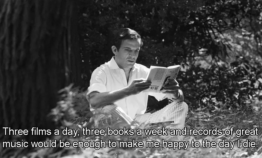 Still curious how he managed to do that but happy birthday to françois truffaut 