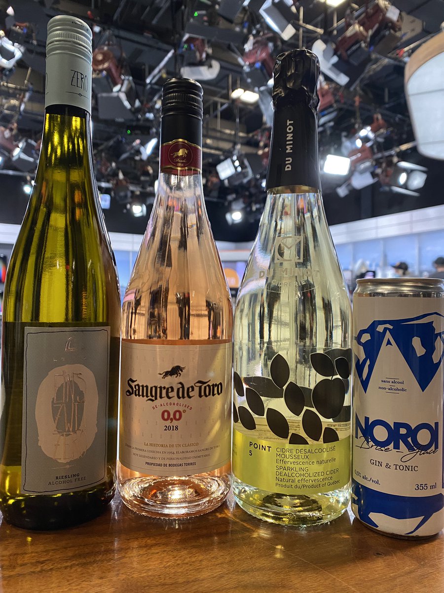 4 bons produits sans alcool pour vous. 
Santé et bon week-end les amis!
🍾👌🍷✌️