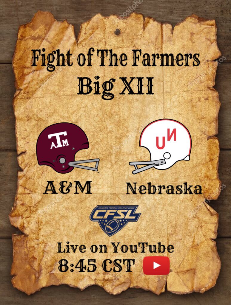 Tuesday Texas A&amp;M take on Nebraska on YouTube at 8:45 CST