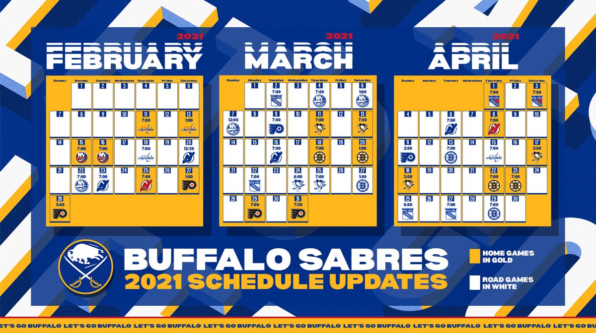 Buffalo Sabres Scheduled