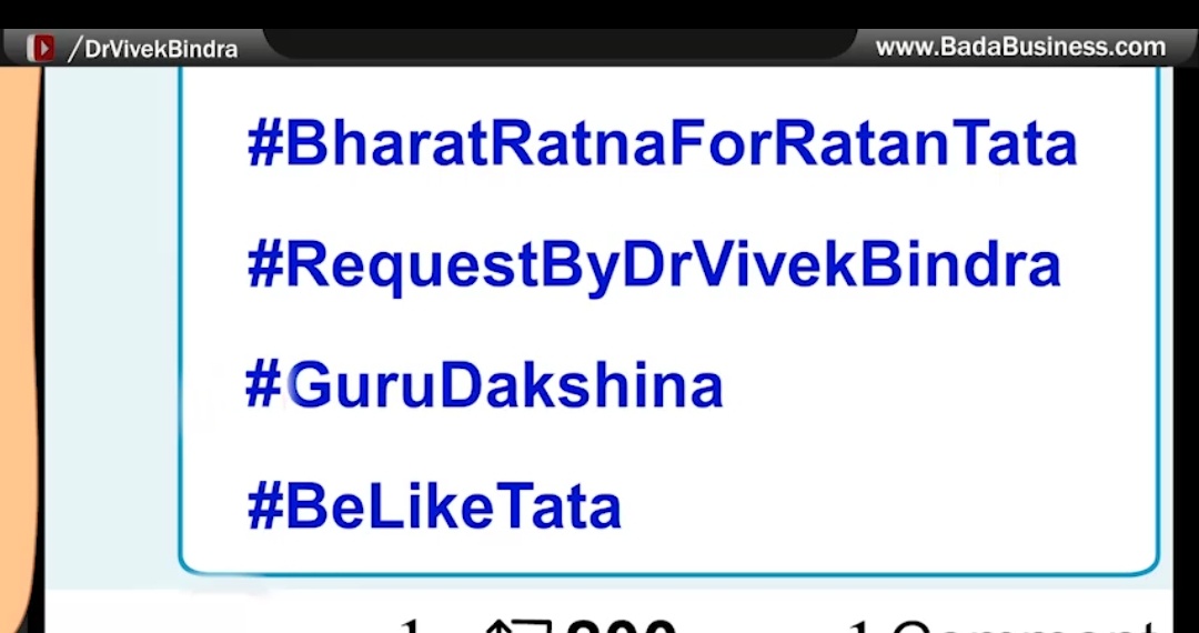 DeepakK50367024's tweet photo. #BharatRatnaforRatanTata 
#RequestByDrVivekBindra
#GuruDakshina
#BeLikeTata https://t.co/N7WgkSbyq2