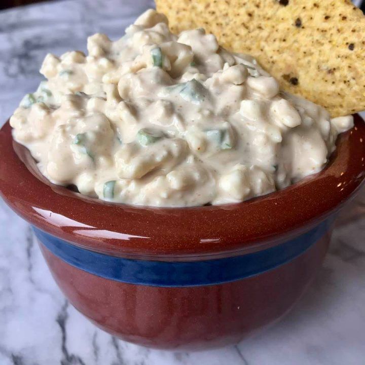 AnitasTableTalk's tweet photo. Perfect for your Super Bowl part. “Almost” El Azteco Cheese Dip--putting a new spin on queso dip
Recipe: https://t.co/ZzYenku4rP
#queso #dip #SuperBowl https://t.co/VRsnfXuNOS