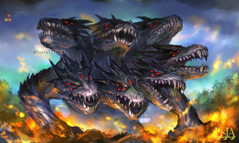 189匹目/キリム コンゴに伝わる巨大怪物。森の中に住み、7つの頭に7