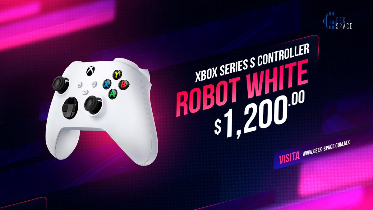 Continúa en el juego con la nueva serie de mandos Xbox Series 🔥💙

*También compatible con Consolas Xbox One