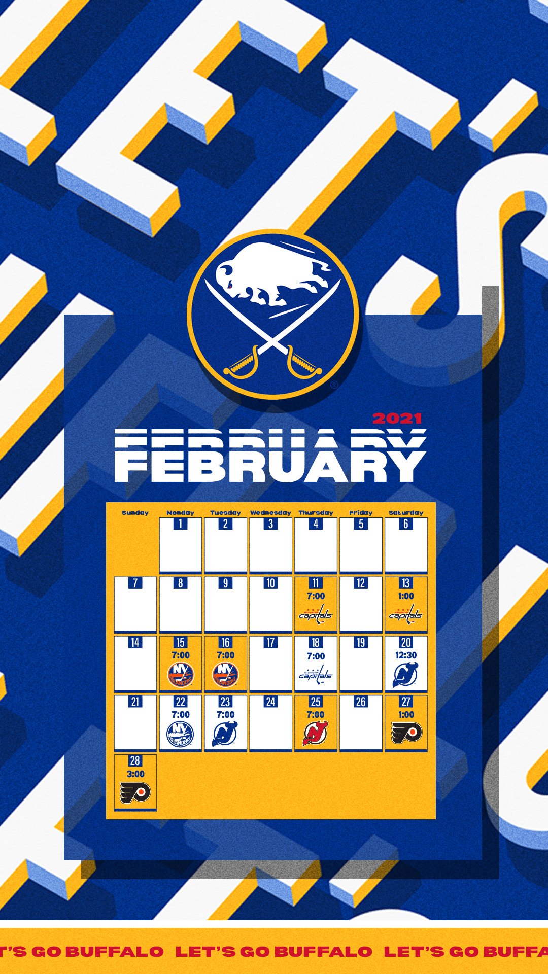 buffalo sabres schedule