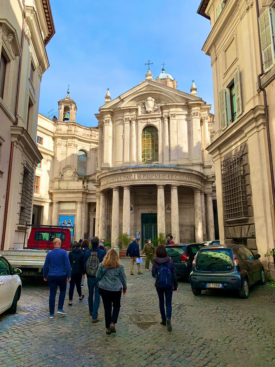 Come along on a digital walk through Rome’s Campus Martius! @lclancaster14 led the  @AmAcademyRome on a socially distanced tour de force spanning 2,400 years of architecture, from temples & theaters to piazze and palazzi! Follow along in this  #thread!. #Rome  #Italy  #archaeology