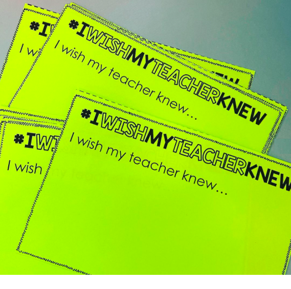 What are your favorite ways to connect with your Ss? 

T <a href="/_mac_elle_88/">Elleni Mackay</a> makes it easy for Ss to reach out with these "I wish my teacher knew..." forms!

#edchat #EduTwitter