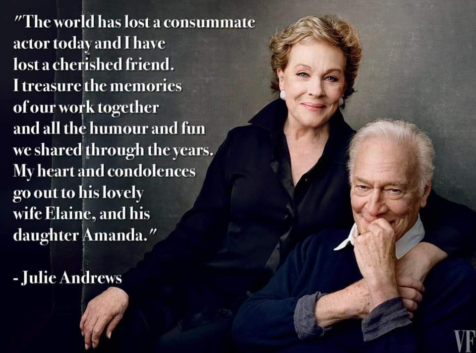 Christopher Plummer 13 December 1929 - 05 February 2021 ❤️