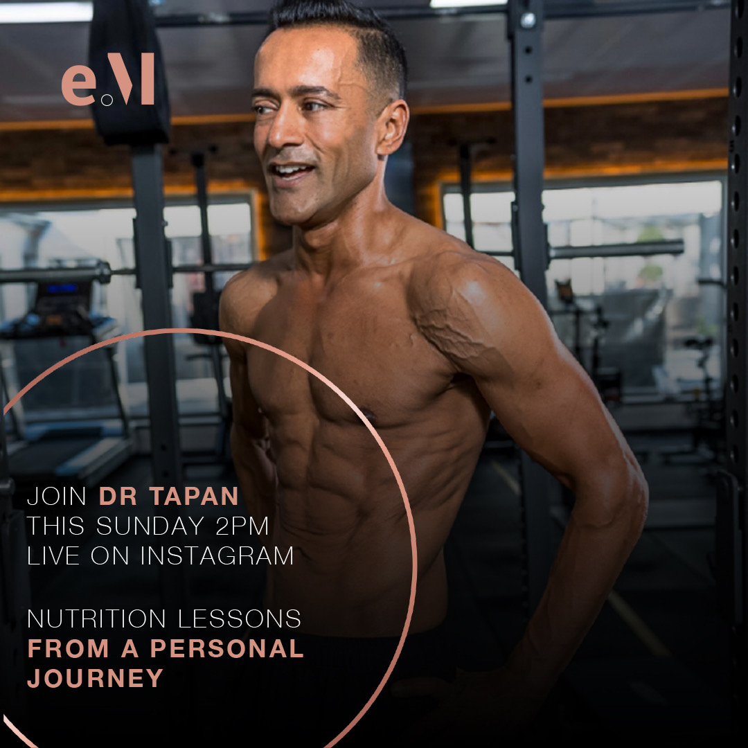 e_mastr's tweet photo. If you’re looking to start your own personal journey or at risk of falling off the wagon, head over to Dr Tapan's Instagram page this Sunday for another live Q&amp;A where Dr Tapan will talk about all things nutrition and the importance of your lifestyle choices. https://t.co/Ug6zVRApo5