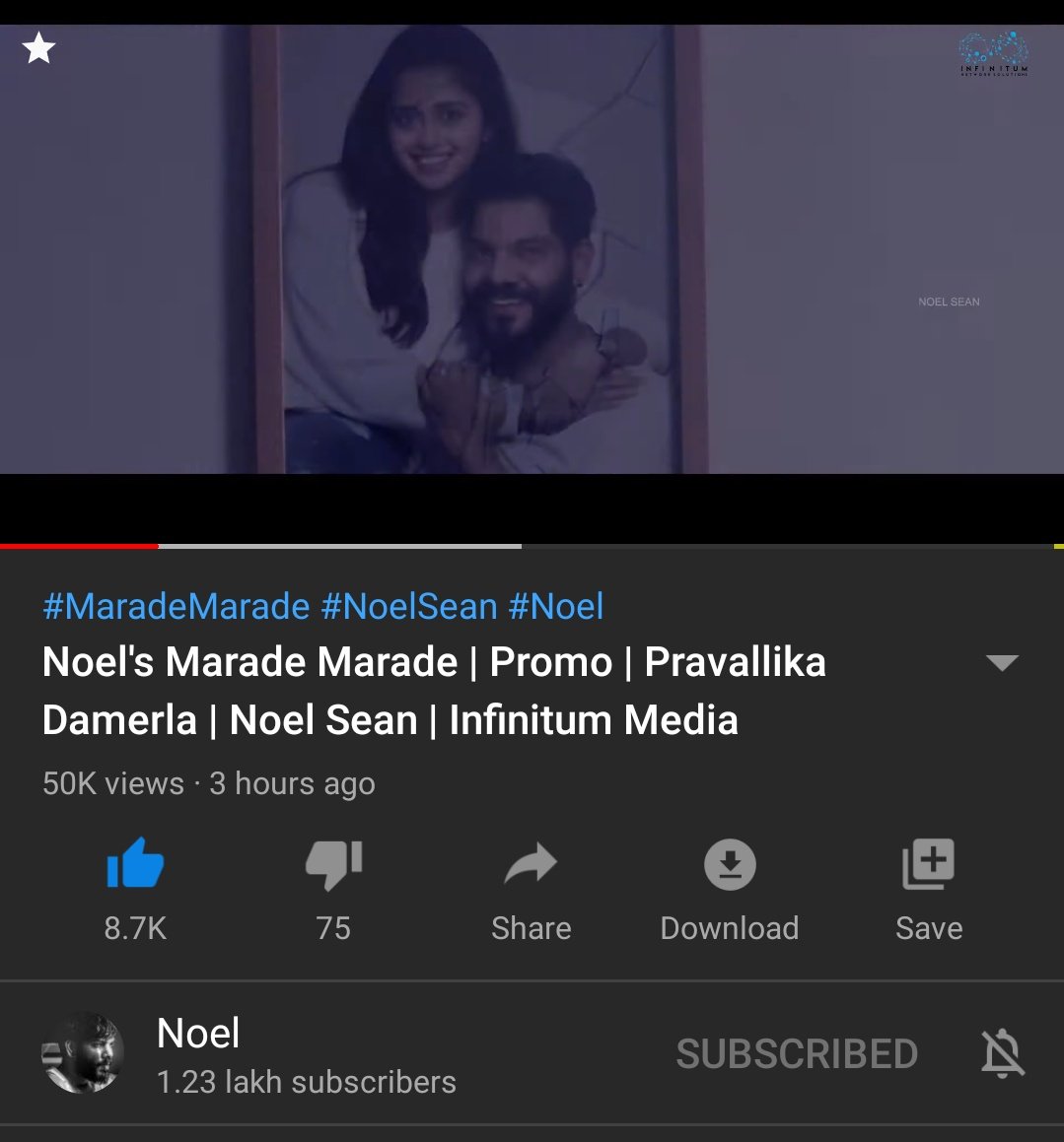 Noelfangirl's tweet photo. #MaradeMarade ee prema❤️💐
https://t.co/UHfJ0mRvNx
Here is the link❤️ our @mrnoelsean annayya new video song promo👌🤗😍 https://t.co/qGdP0p11dP