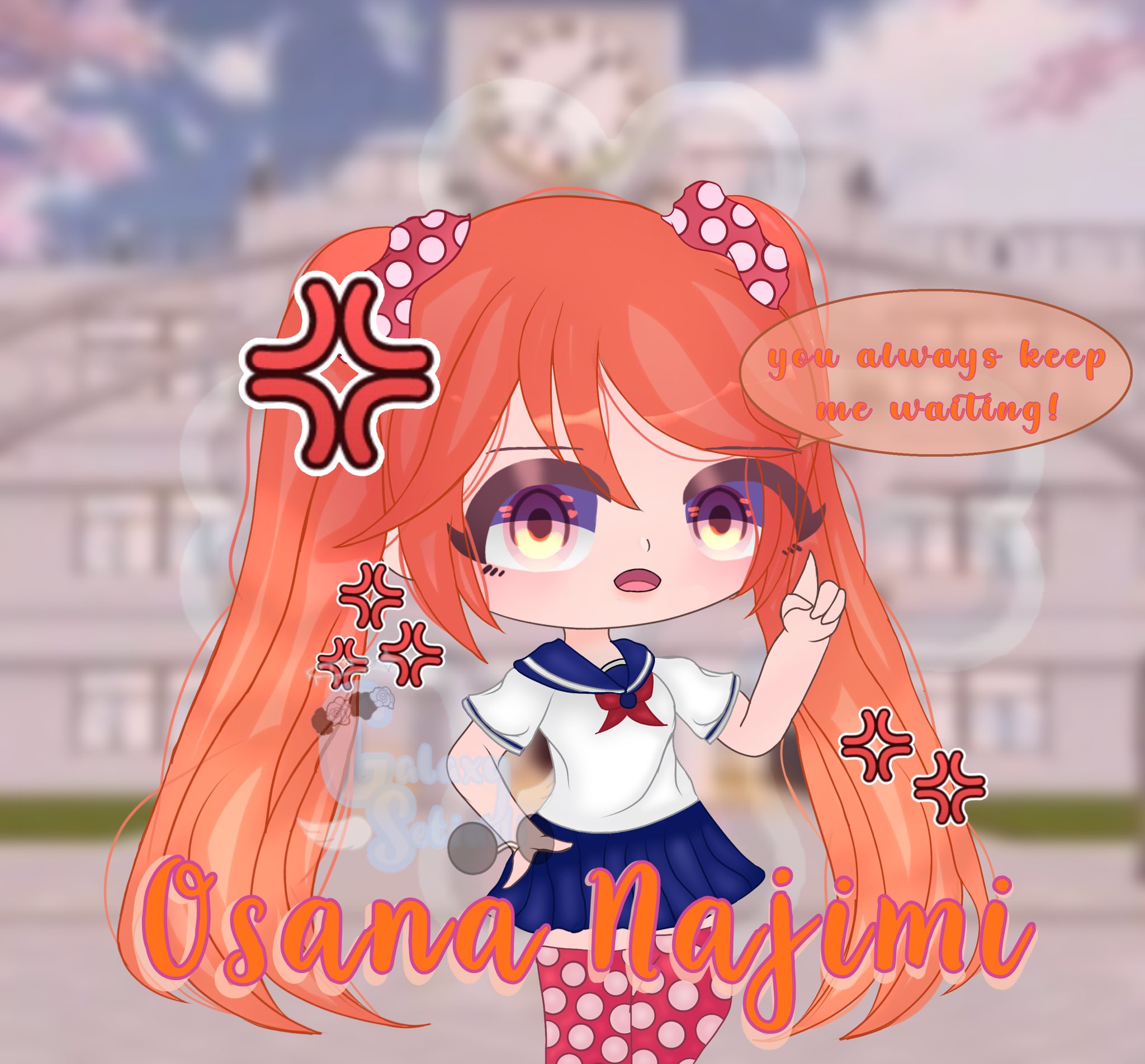 I made Osana in Gacha Club.