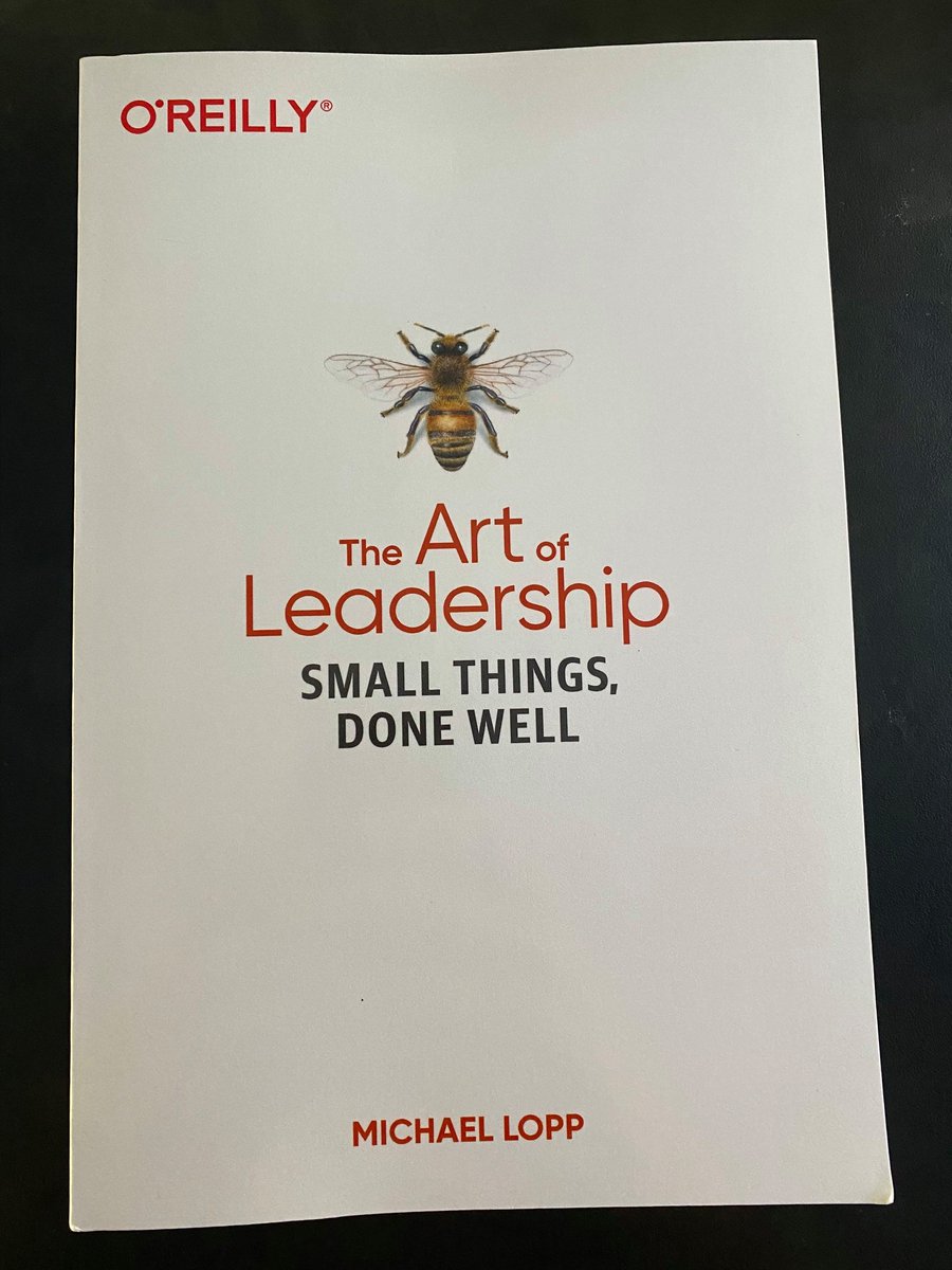 The Art of Leadership: Small Things, Done Well by  @rands This practical book reveals, what's most important for leadership is principled consistency. Time and again, small things done well build trust and respect within a team.