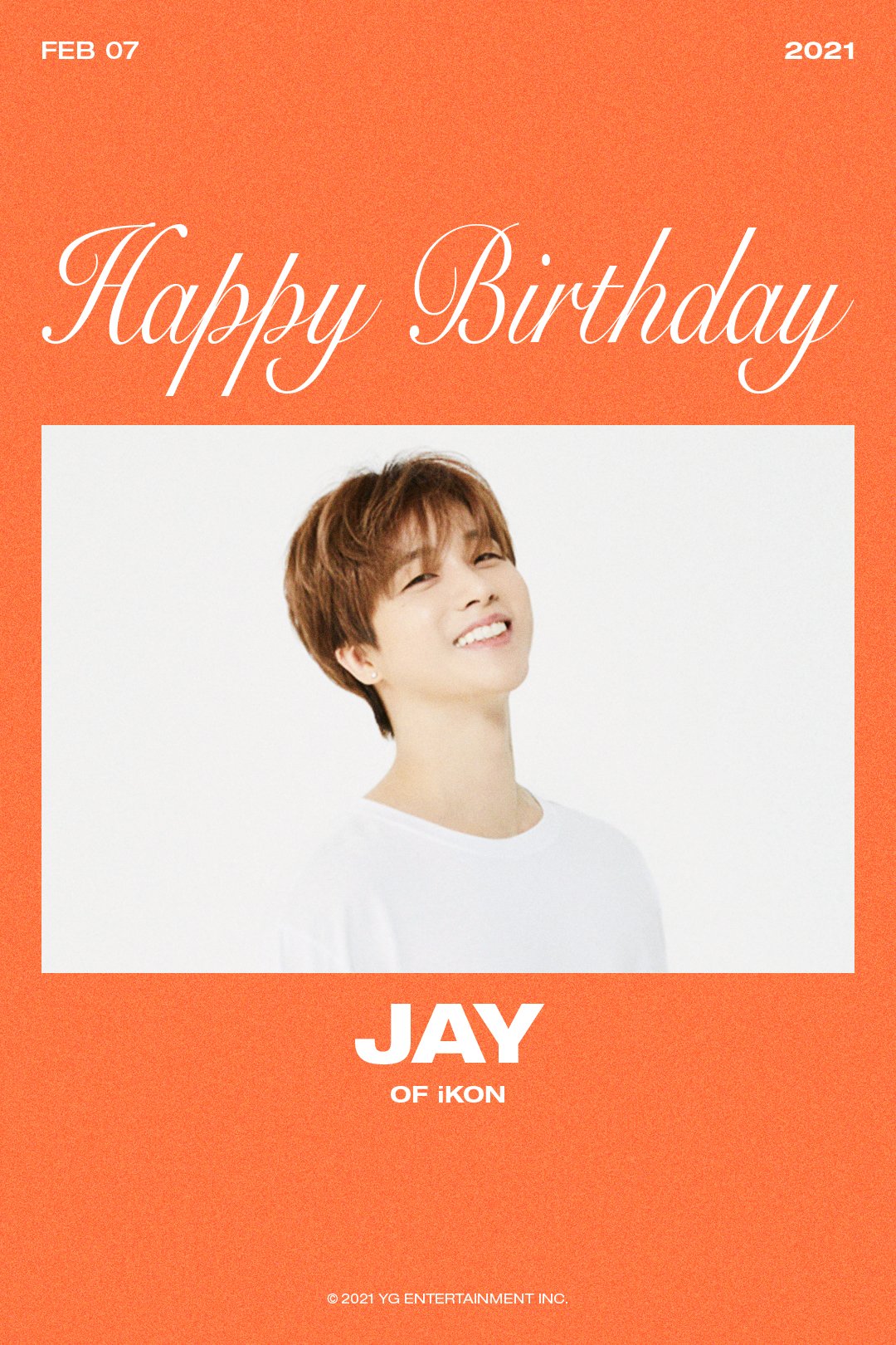 YG FAMILY on X: "HAPPY BIRTHDAY JAY ✓ 2021.02.07 #iKON #아이콘 #JAY #진환 # HAPPYBIRTHDAY #20210207 #YG https://t.co/W3d45iVrs4" / X