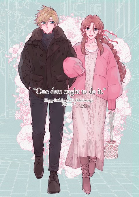 「hair between eyes pink coat」 illustration images(Latest)
