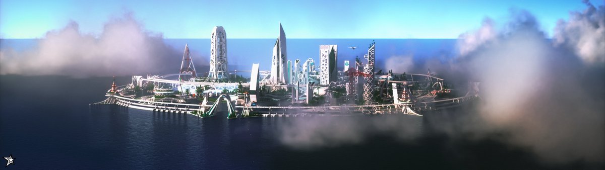 Arkipelago - After the Storm

🏗️ A project by <a href="/Anarchitekt/">Kae</a> &amp; <a href="/AntaresBT/">Antares</a>.

⭐️ Rendered by <a href="/RyerTheGreat/">Ryer</a>.

#Minecraft #Creative #MinecraftBuilds #minecraft建築コミュ #Futuristic #Utopia