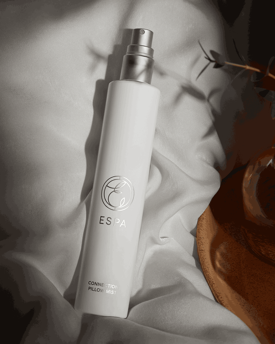 ESPA's Connection Pillow Mist was created to be used on the body, linens or to infuse the air around you. Gently mist your surroundings, breathing deeply to allow the blend to promote a sense of closeness and intimacy. Shop now: bit.ly/39L1TvI #ConsciousConnection