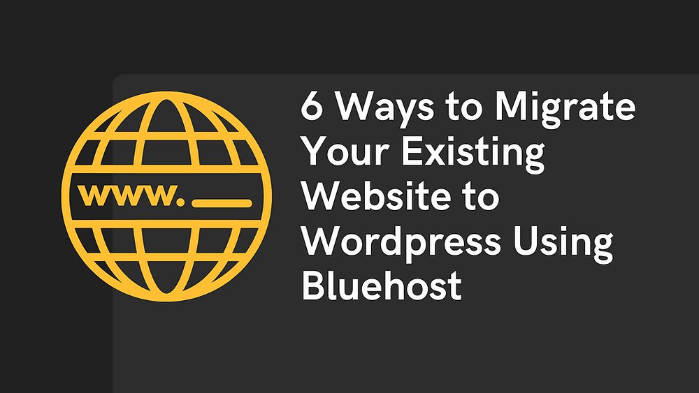 Surefire Ways to Migrate Your Existing Website to Wordpress Using #Bluehost  buff.ly/36Ka2ix

#wordpress #wordpressmigration #datamigration #wordpresstools #businessrecommendations #websites
