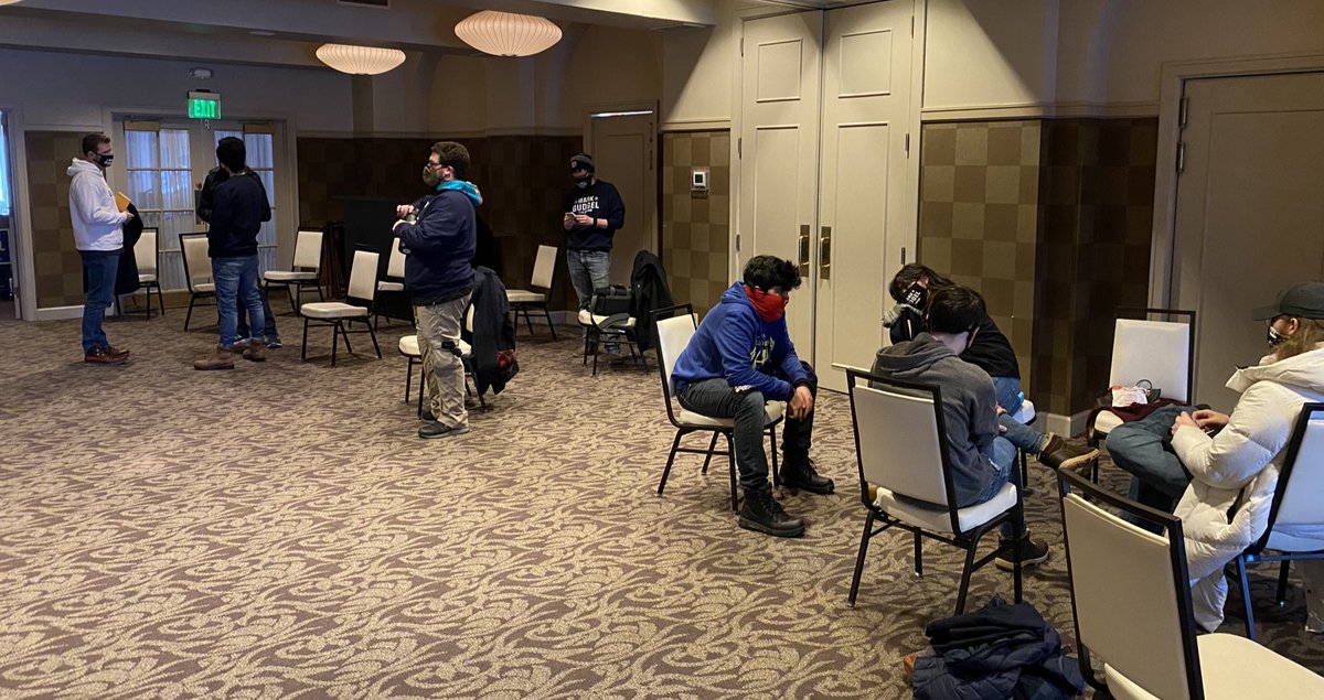 Even a snowstorm can’t stop  @GudgelForMayor. Dozens of volunteers have already arrived and are being trained to canvass the city we plan to serve: All of Omaha!