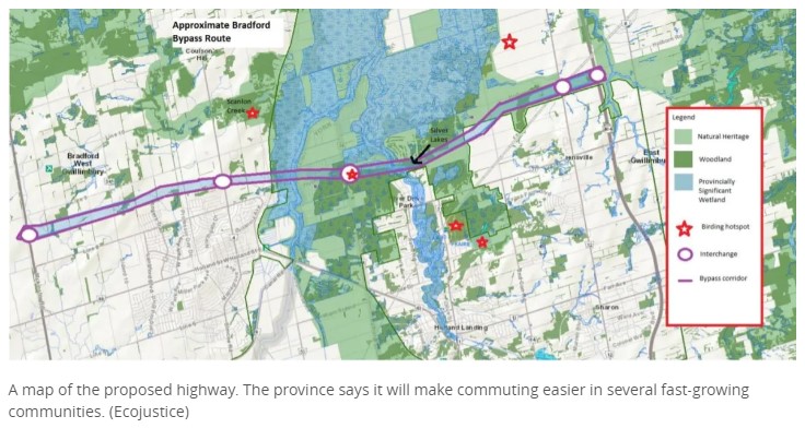 here's a map of where the proposed bypass would go