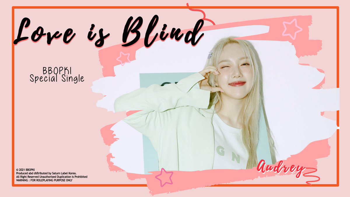 ㅤ

         𝑾𝒉𝒆𝒏𝒆𝒗𝒆𝒓 𝑰 𝒍𝒐𝒐𝒌 𝒂𝒕 𝒚𝒐𝒖, 𝑰 𝒎𝒆𝒍𝒕 𝒅𝒐𝒘𝒏

                                   ✦            

         ⠀⠀⠀        𝑳𝒐𝒗𝒆 𝒊𝒔 𝑩𝒍𝒊𝒏𝒅 
                ⠀   𝐁𝐁𝐎𝐏𝐊𝐈 𝐀𝐮𝐝𝐫𝐞𝐲
       
      。。。___________________  。。。
   
 ㅤ