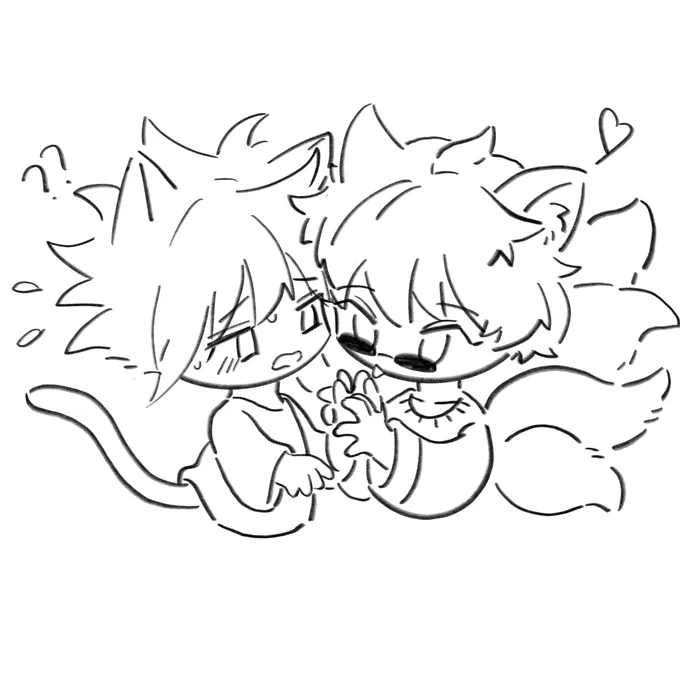 #五伏 
🦊🐱 