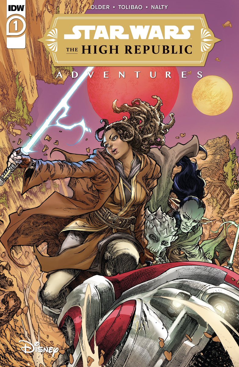 krmpkdl's tweet photo. I wanna congratulate @djolder on his first comic book work. I’m enjoying the High Republic era so far and this series has stepped up the game for sure. I even loved this more than Cavan Scott’s series for Marvel. -hope he won’t see this 😬-     +++ https://t.co/3r6SX9BbwC