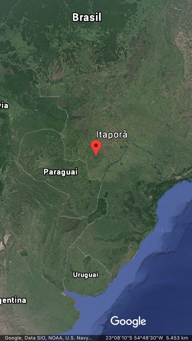 Itaporã on the map.