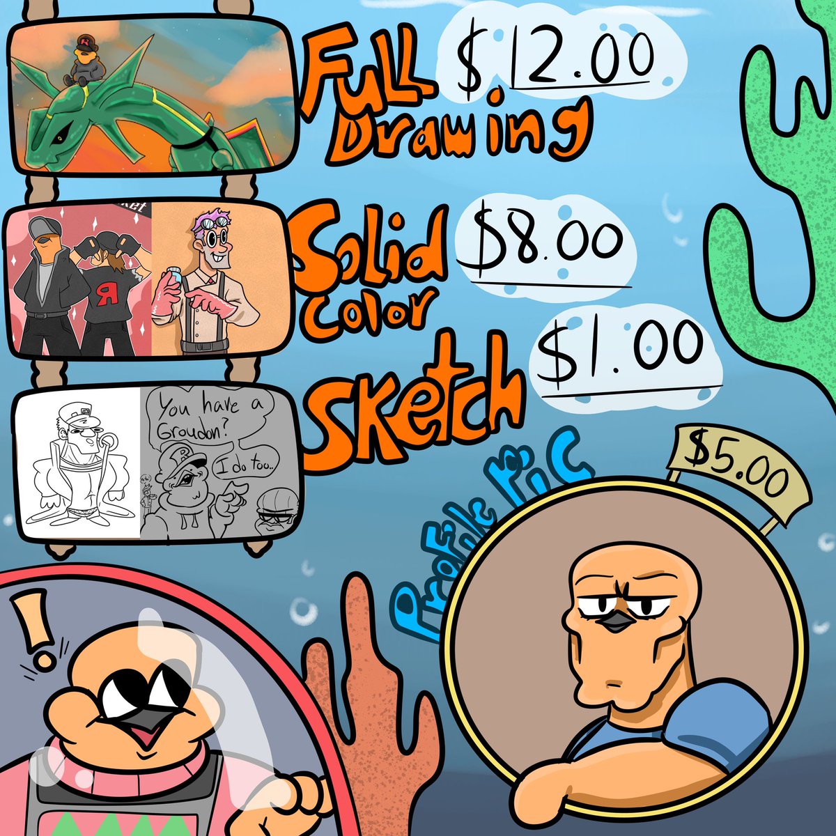 I made a commission sheet cause I wanna get back to commissions. I just returned to older prices and such. Btw in replies how my comms work. 