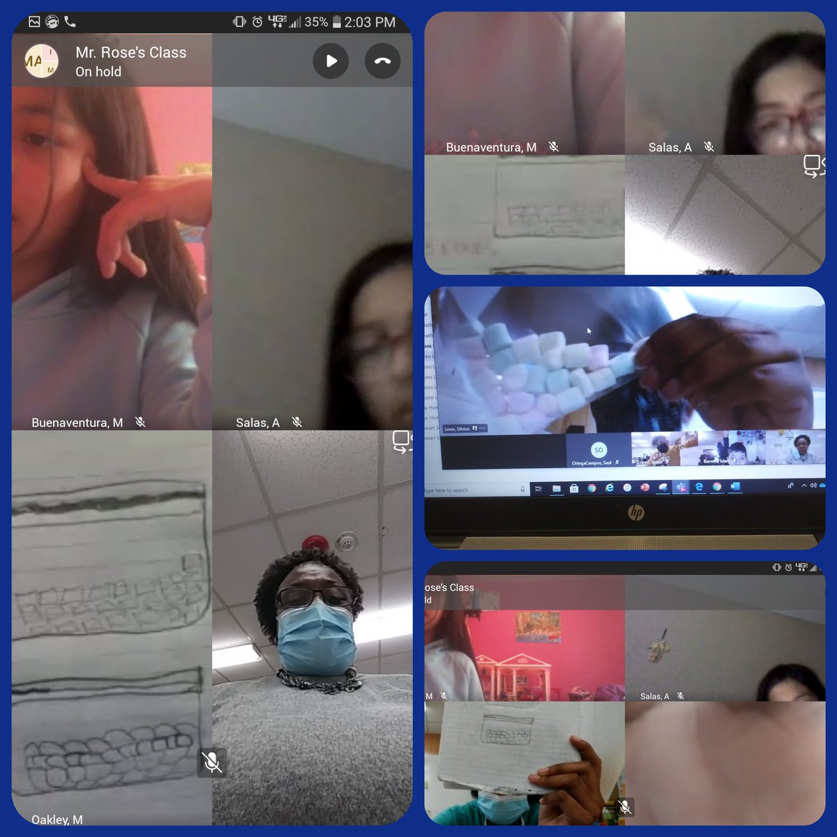 ronreance911's tweet photo. F2F and Virtual grouped together to do Sedimentary Rock Formation Lab. It went Great! The scholars enjoyed working with their peers.@DanitraArredon1 @SouthArea_HISD @HISD_ElemSci @PetersenHISD https://t.co/auxzfO87iq