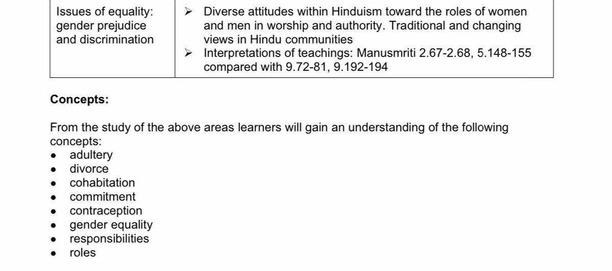 Quotes from the the Manusmriti are on exam board specs. We could help our students evaluate those teachings by looking at how they have been viewed by key figures. I have done this but never went beyond Gandhi. Looking at who creates a religious canon is always interesting.