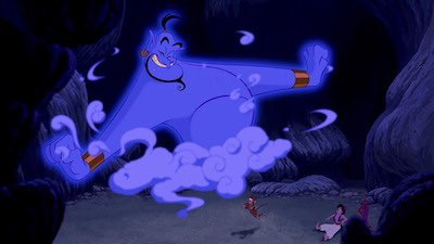 Aladdin est incontestablement l'un des Disney que je peux voir et revoir sans m'en lassé. Le génie est génial (elle était facile j'avoue), les chansons inoubliables et aucun personnage n'est laissé sur la touche. 10/10