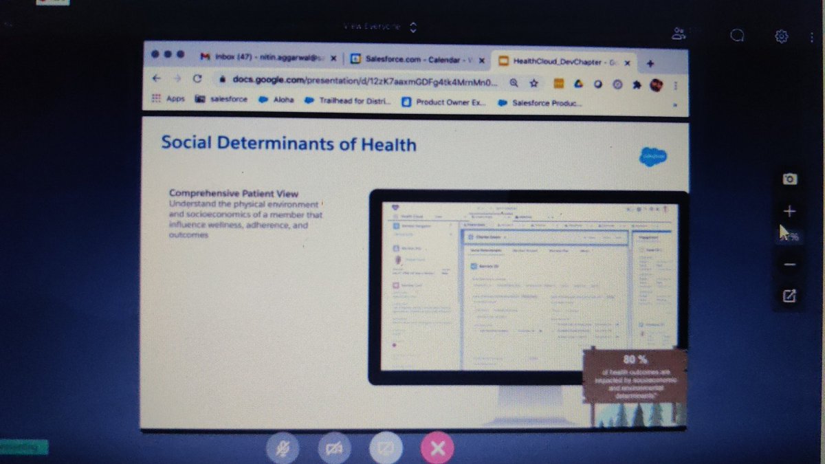 sankusha_ds's tweet photo. Attending #Salesforce  #Healthcloud webinar
Thank you #Bugendaihealth

#SheforceWIT https://t.co/jH6FcOYBiL