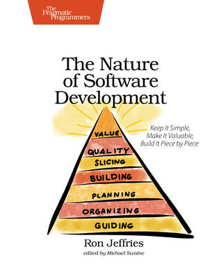 The Nature of Software Development by  @RonJeffries This book leads you from the desire for value down to the specific activities that help good Agile projects deliver better software sooner, and at a lower cost.