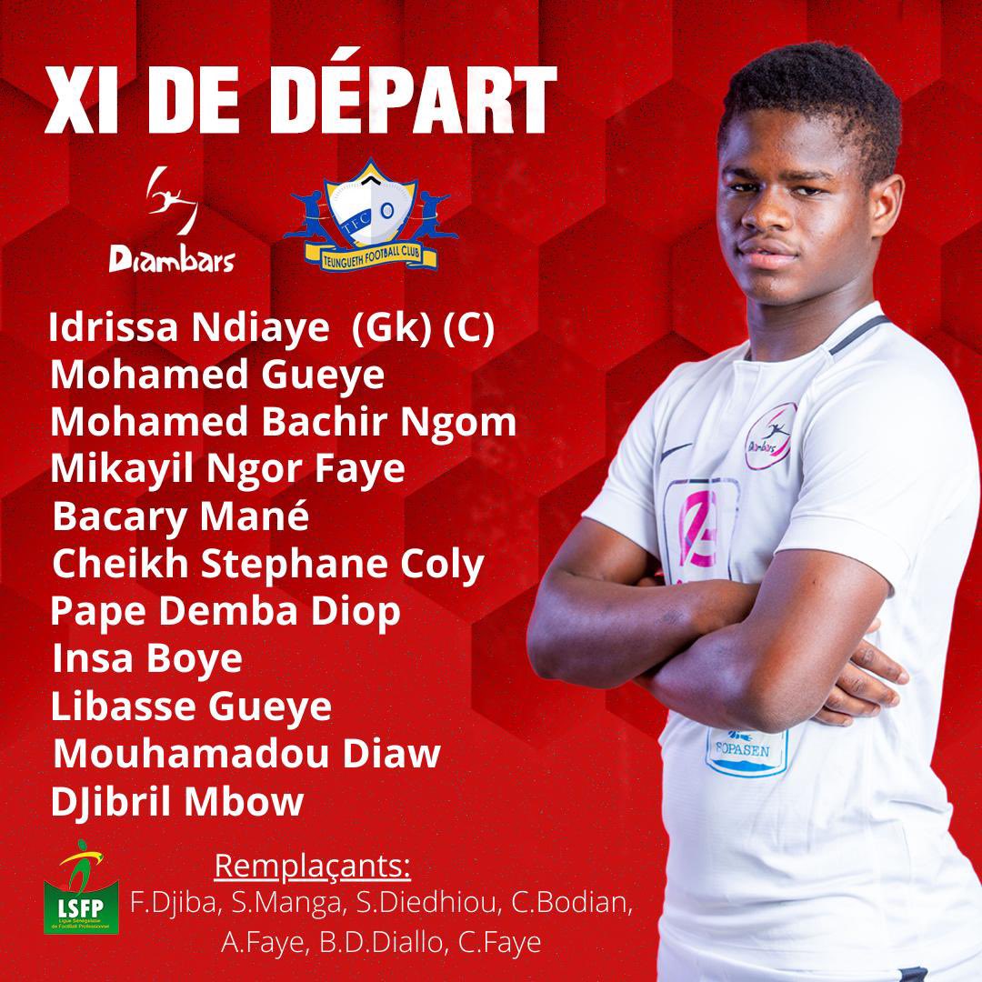 diambars_fc's tweet image. 0’ | @diambars_fc - @TeunguethFc 
La compo !!
@LSFP_sn #DFCTFC #Ligue1SN @DjibreelDiallo 

youtu.be/F3DNGSdeYQg