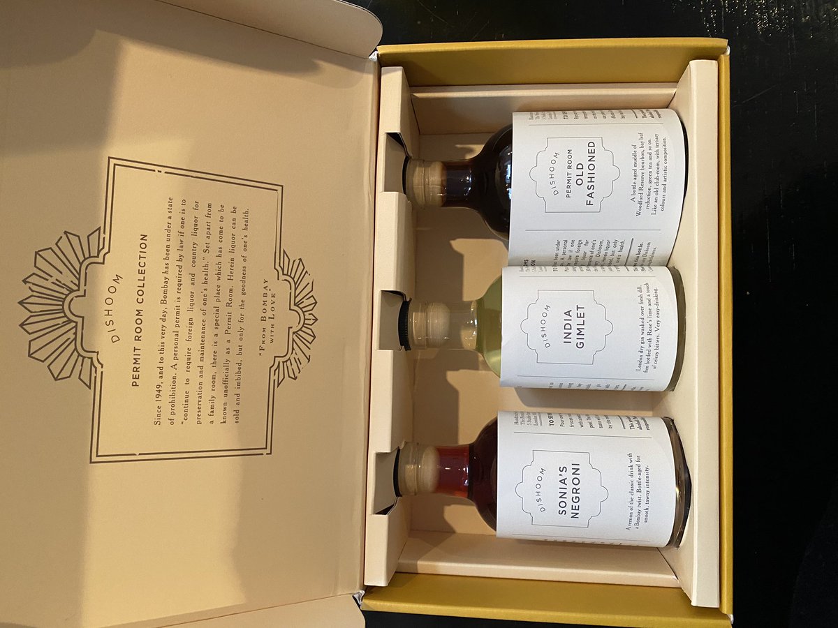 What a treat! A gorgeous slice of <a href="/Dishoom/">Dishoom</a> at home. What a great idea. Cocktails to your door bringing that feeling of a night out. Thank you for the experience! A breath of fresh air.